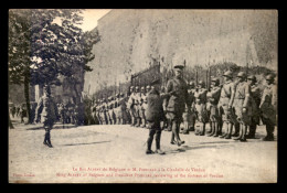 55 - VERDUN - LE ROI ALBERT DE BELGIQUE ET M. POINCARE A LA CITADELLE - GUERRE 14/18 - Verdun
