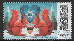 2023  Weihnachten  (nassklebend) - Used Stamps