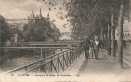 QUIMPER : BOULEVARD DE L'ODET- LES PASSERELLES - Quimper