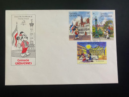 FDC Grenada Grenadines  - 07/07/1989 - Walt Disney - Mickey - Minie - Disney