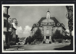 AK Donaueschingen, Rathaus Mit Hotel Adler  - Donaueschingen