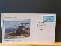 107/230B  FDC INDIA - Helicópteros