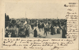 A Bétheny En Attendant La Revue: Sous La Pluie "pionnière 1902" - Bétheny