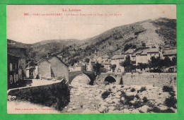 PONT DE MONTVERT - LE GRAND PONT SUR LE TARN & LES QUAIS - Carte écrite En 1923 - Le Pont De Montvert