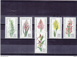 RDA 1976 FLEURS ORCHIDEES Yvert 1811-1816, Michel 2135-2140 NEUF** MNH Cote Yv 6 Euros - Unused Stamps