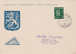 Carte Maximum Finlande 1948 - Maximumkarten (MC)