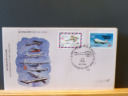 107/234B  FDC INDIA - Vliegtuigen