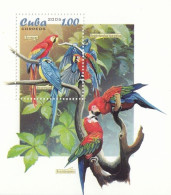 CUBA Block 198,unused - Parrots