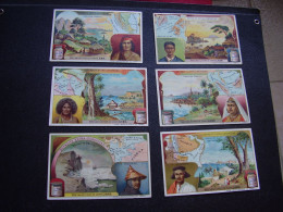 Original Old Cards Chromos Liebig S 868 FR Détroits Extra - Européens Complet + Rare Bouteilles Et Flacons - Liebig