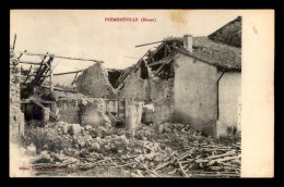 55 - FREMEREVILLE - GUERRE 14/18 - MAISONS DERTUITES - EDITEUR POLYCARPE - Autres & Non Classés