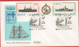 ITALIA - ITALIE - ITALY - 1978 - Navi - 2ª Emissione - FDC Roma - FDC