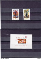 RDA 1977 SOZPHILEX 77, PEINTURES Yvert 1922-1923 + BF 45, Michel 2247-2248 + Bl 48 NEUF** MNH - Nuevos