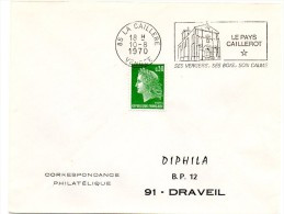 ARCHITECTURE = 85 LA CAILLERE 1970 = FLAMME Codée à DROITE = SECAP Illustrée' PAYS CAILLEROT + Vergers ' - Annullamenti Meccanici (pubblicitari)