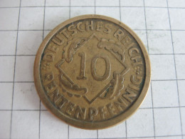 Germany 10 Rentenpfennig 1924 J - 10 Rentenpfennig & 10 Reichspfennig
