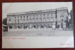 Cpa Bruxelles ; Palais Des Académies - Monuments