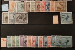 Belgian Congo - 106/117 + 118/131 + 134 - Vloors - 1923/1925 - MH - Unused Stamps