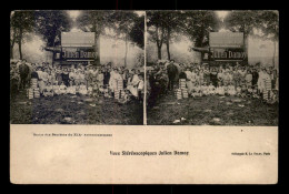 75 - PARIS 19EME - SORTIE DES BAMBINS DU XIXE ARRONDISSEMENT - CARTE STEREO JULIEN DAMOY - District 19