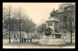 75 - PARIS 17EME - PLACE DU GENERAL CATROUX - MONUMENT ALEXANDRE DUMAS - Paris (17)