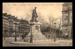 75 - PARIS 17EME - BOULEVARD PEIRERE, STATUE D'EDOUARD DETAILLE, DETRUITE - Distrito: 17