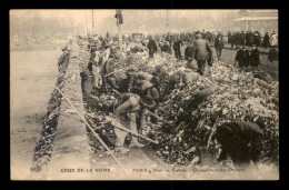 75 - PARIS 13EME - INONDATIONS DE 1910 - PONT DE TOLBIAC - DEVERSEMENT DES ORDURES - Distretto: 13