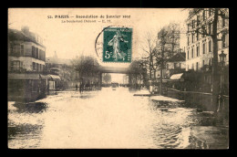 75 - PARIS 12EME - INONDATIONS DE 1910 - BOULEVARD DIDEROT - Distretto: 12