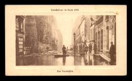 75 - PARIS 12EME - INONDATIONS DE 1910 - RUE TRAVERSIERE - MINI-CARTE FORMAT 12 X 7 CM - Distretto: 12