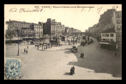 75 - PARIS 20EME - PLACE ET BOULEVARD MENILMONTANT - Distretto: 20