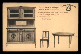 75 - PARIS 9EME - CARTE DE SERVICE DES ETS FOIRE DU MEUBLE, 20 RUE RICHER - SALLE A MANGER LOUIS XVI - District 09