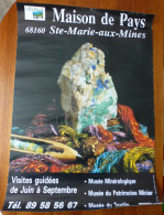 Affiche Maison De Pays Sainte Marie Aux Mines - Afiches