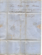 VP23.117 - 1865 - Lettre - Bois, Fer & Charbon De Terre B. RACAUD à LA ROCHELLE Pour M. HOLAGRAY & ALARY à BORDEAUX - 1800 – 1899