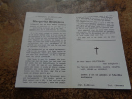 Doodsprentje/Bidprentje  Margarita Dewickere   Poperinge 1901-1978  (Echtg Nestor Couttenier) - Religione & Esoterismo