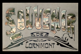 88 - CORNIMONT - SOUVENIR LETTRES MULTIVUES - Cornimont