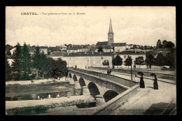 88 - CHATEL-SUR-MOSELLE - VUE GENERALE ET PONT SUR LA MOSELLE - Chatel Sur Moselle