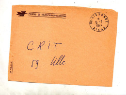 Devant De Lettre Franchise  Cachet Sissonne - Handstempel