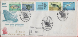 ITALIA - ITALIE - ITALY - 1978 - Salvaguardia Del Mare - FDC Rodia - Viaggiata Con Annullo - FDC