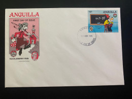 FDC Anguilla 11/11/1985 - Walt Disney - Goofy - Dingo - Disney