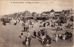 Malo Les Bains Dunkerque La Plage Et Le Casino ( Cabine De Bain , Landau...monde En Habit De Ville - Dunkerque