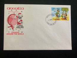FDC Anguilla 12/11/1984 - Walt Disney - Mickey Donald - Disney