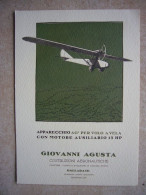 Avion / Airplane / AGUSTA / AG-2 Per Il Volo A Vela / Advertisement For An Agusta Motorsail - 1919-1938: Fra Le Due Guerre