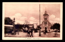 ALGERIE - AUMALE - PLACE DE L'EGLISE - Otros & Sin Clasificación