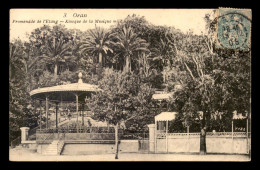 ALGERIE - ORAN - PROMENADE DE L'ETANG - KIOSQUE DE LA MUSIQUE MILITAIRE - Oran