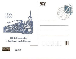 CDV B 201 Czech Republic - 100 Years Of Railway Jablonec Nad Jizerou Gablonz 1999 - Trains