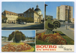 01-Bourg En Bresse, Ville Fleurie, Multivues (lt 10) - Altri & Non Classificati