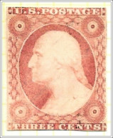 USA 1851 George Washington, 3c  Used - Oblitérés