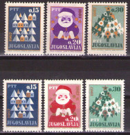 Yugoslavia 1966 - New Year I, II - Mi 1180-1190,1197-1199 - MNH**VF - Unused Stamps