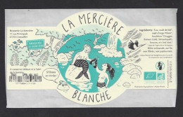 Etiquette De Bière Blanche  -  Brasserie La Mercière  à  Cosswiller  (67)  -  Théme Sirène - Beer