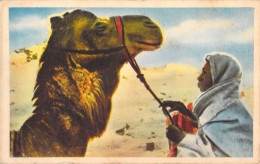 26941 " LIBIA-KALIFE ED IL FEDELE COMPAGNO " ANIMATA-VERA FOTO-CART.POST.   SPED.1940 - Libia