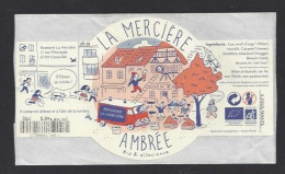 Etiquette De Bière Ambrée  -  Brasserie La Mercière  à  Cosswiller  (67) - Bier