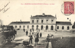 Blesmes - Haussignémont - La Gare "animés" - Autres & Non Classés