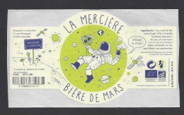 Etiquette De Bière De Mars  -  Brasserie La Mercière  à  Cosswiller  (67) - Bière